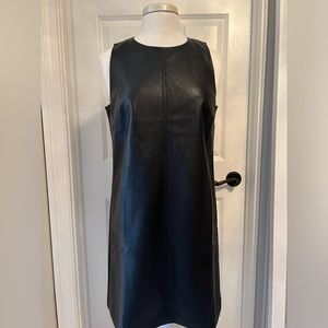 J.Crew Factory Faux Leather Dress